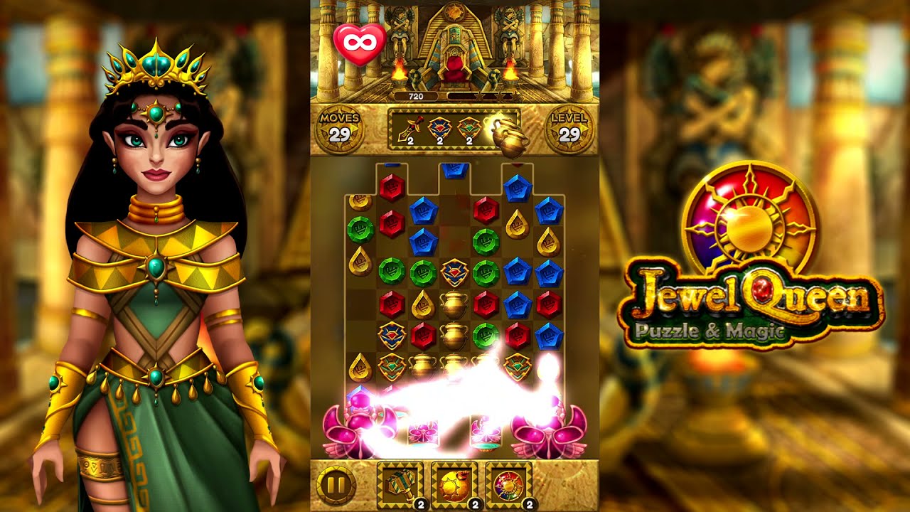 Jewel Queen: Puzzle & Magic - Match 3 Game (V3_Top_15s2)