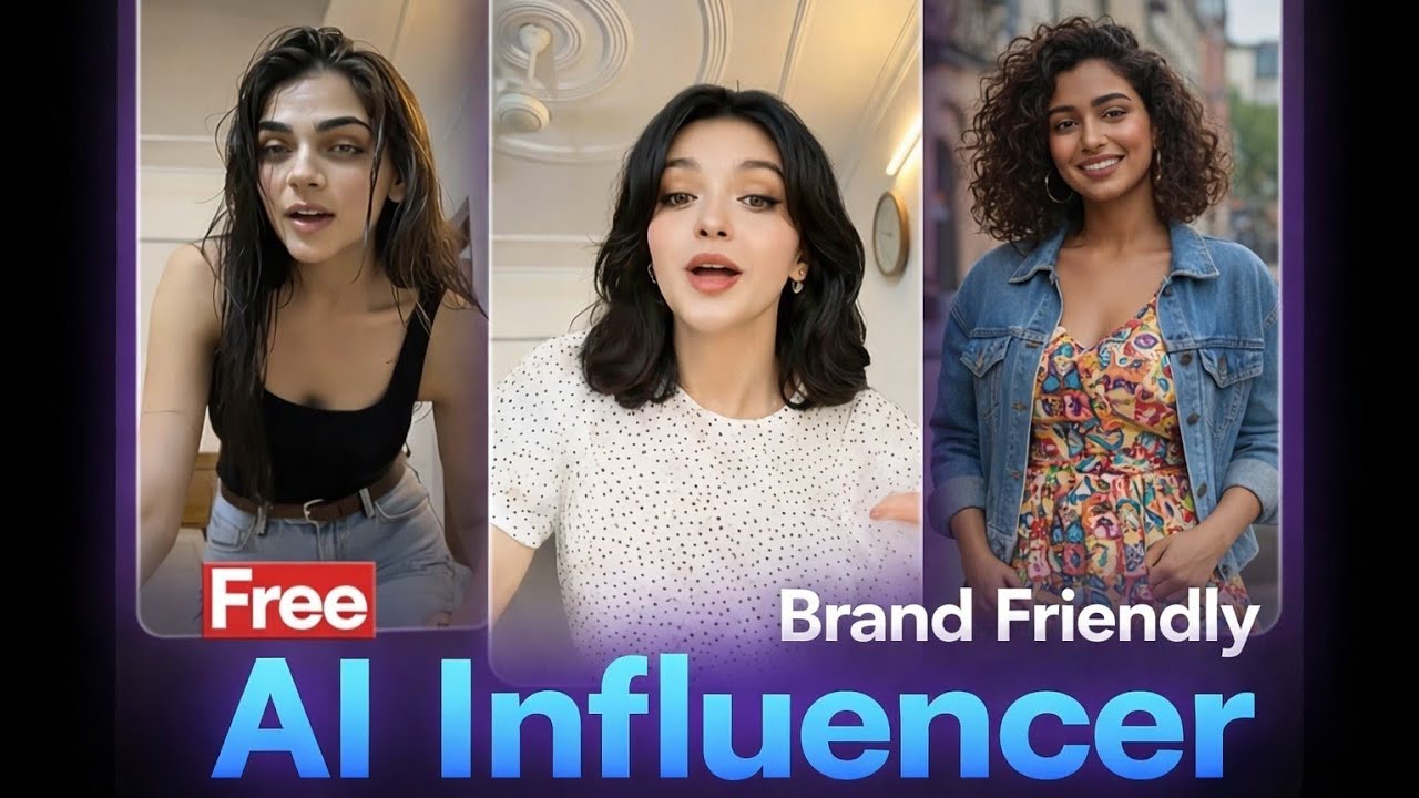 How to Create 100% 😎Hyper Realistic AI Influencer for FREE(No camera,No Real Person) || Get sponsors