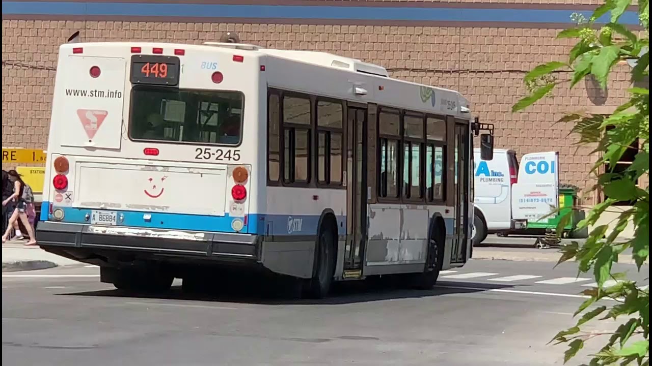 MONTREAL STM BUSES IN ACTION JUNE 2020