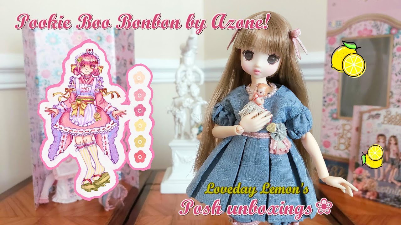 Meet Bloomin', a Retro Kawaii doll! ♡ Unbox with me Pookie Boo BonBon by Azone x Kinoko Juice!