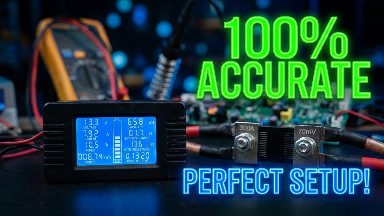 DATAILED CALIBRATION AND PARAMETER SETUP OF PZEM 015 WITH 300A SHUNT RESISTOR