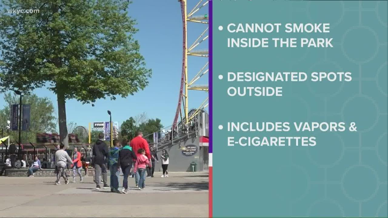 Cedar Point bans smoking inside the park