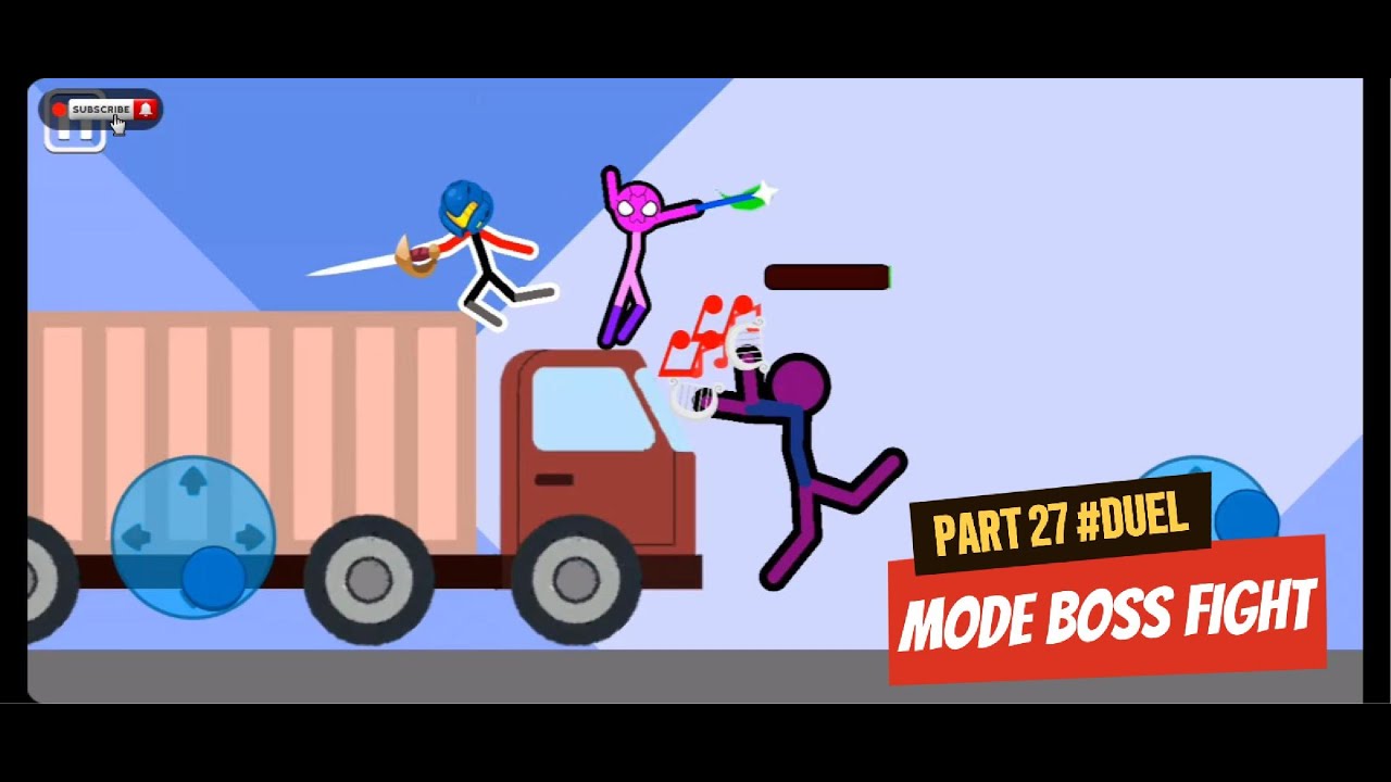 PART 27 DUEL MODE BOSS FIGHT💥🤺 LAWANNYA LEBIH BESAR GUYS💥🤺 - GAME #supremedueliststickman