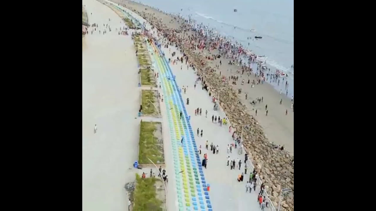 Aerial View Of Patenga Sea Beach Chittagong | Patenga Beach Chittagong #shorts