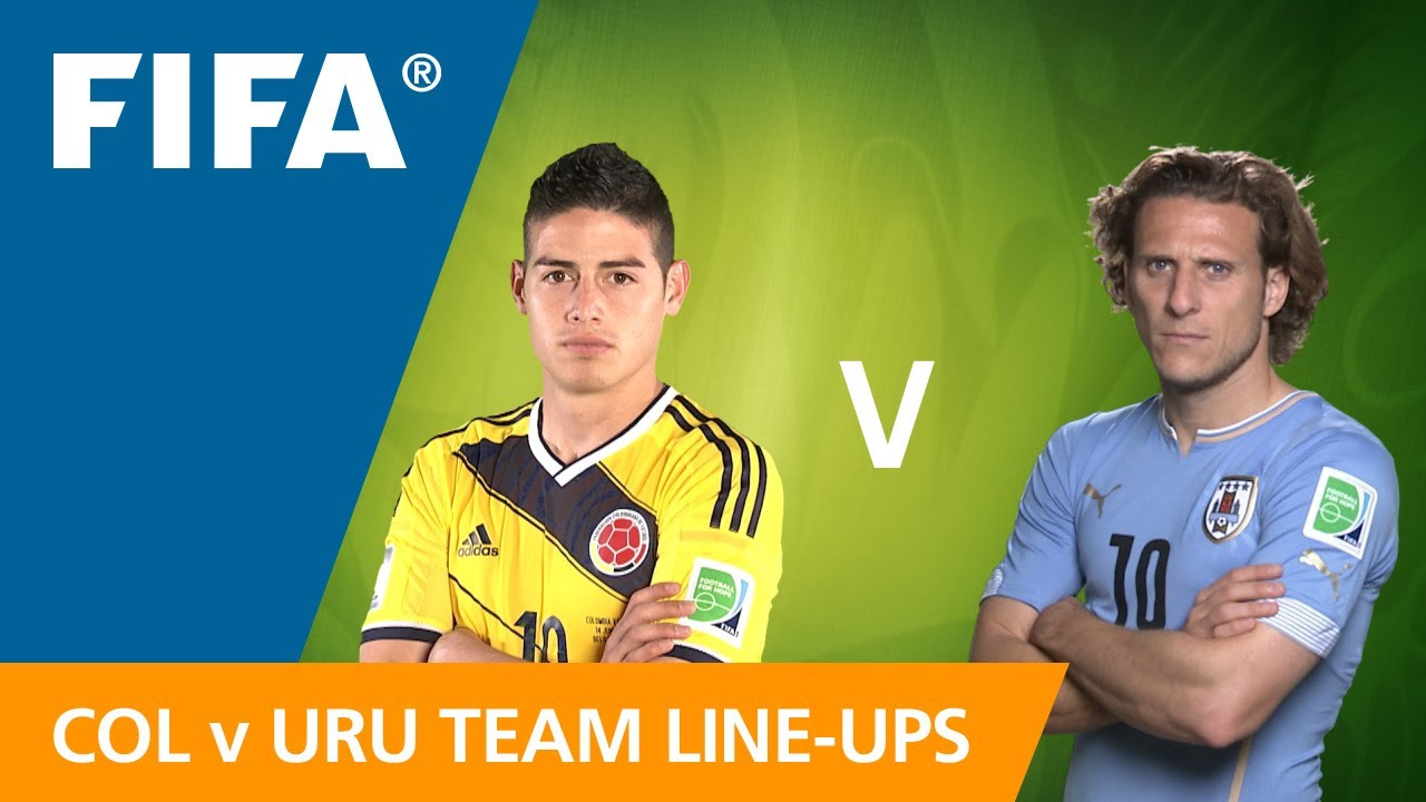Colombia v. Uruguay - Team Line-ups EXCLUSIVE