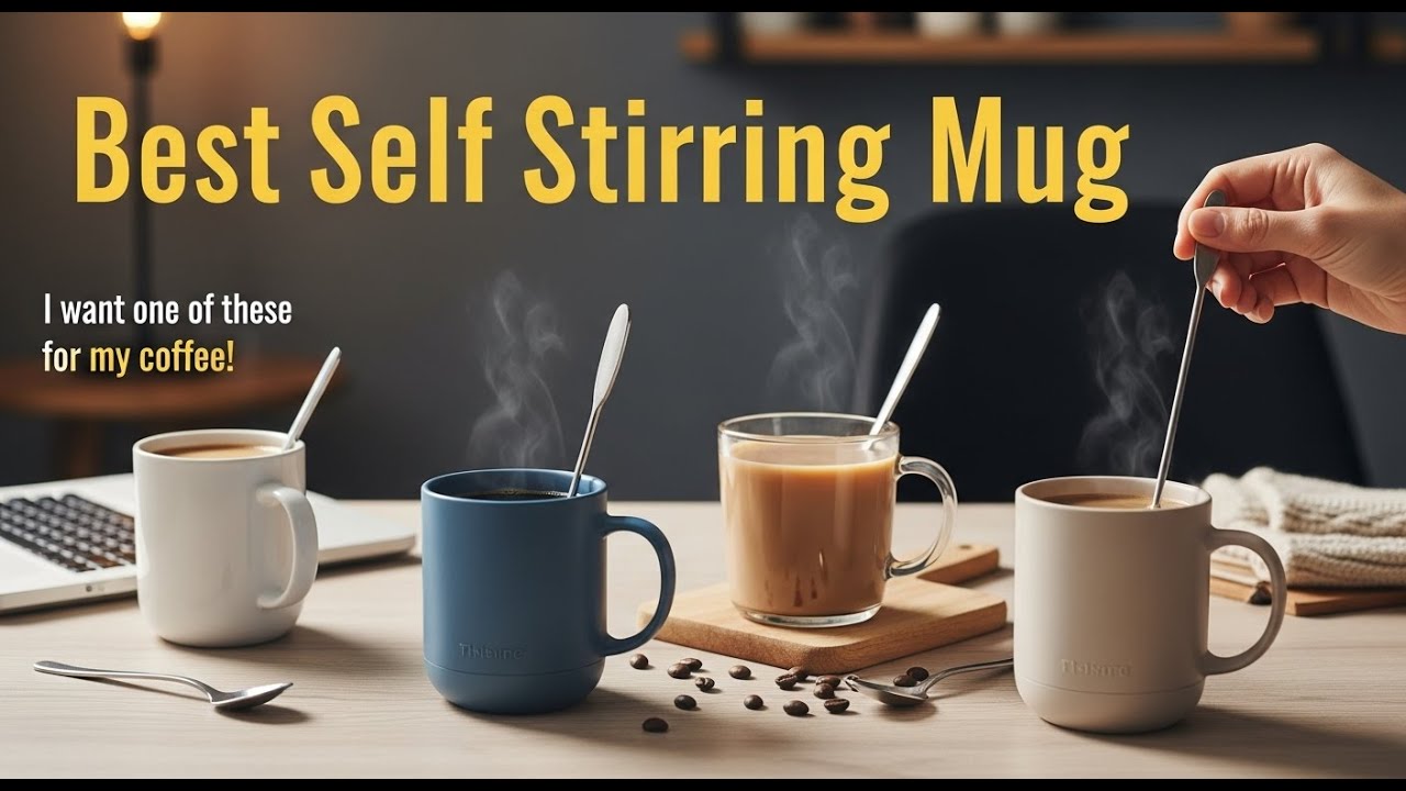 TOP 5 Best Self Stirring Mug 2026 | This Self-Stirring Mug Will Change Your Mornings Forever