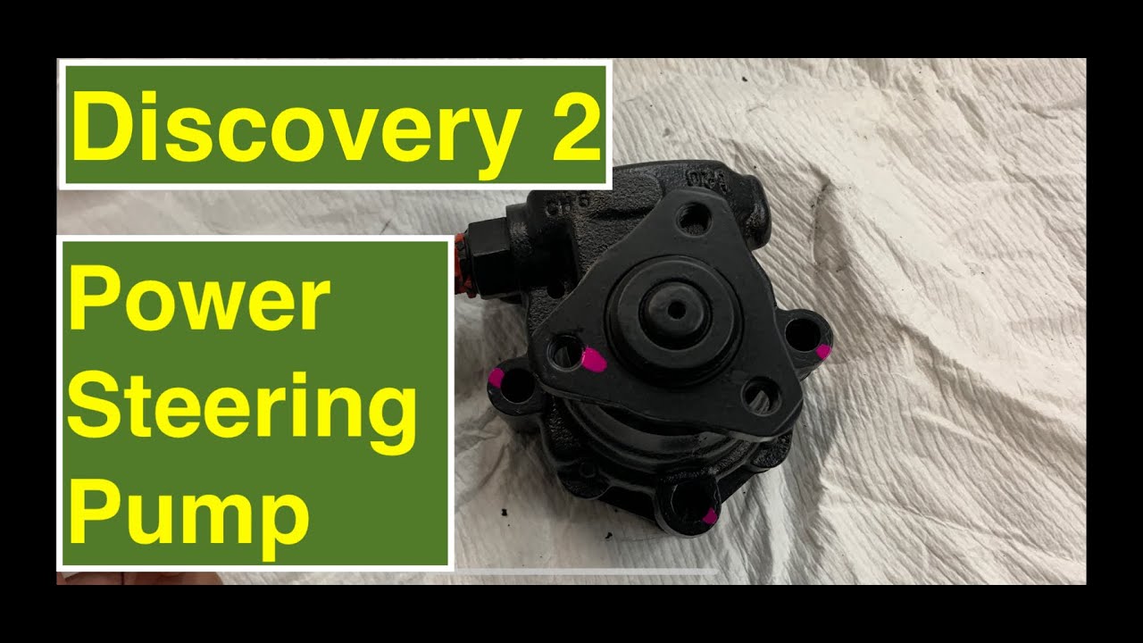 How to replace a Power steering pump | 2004 Discovery 2 | HD 1080p | #powersteering #fluid #leaks
