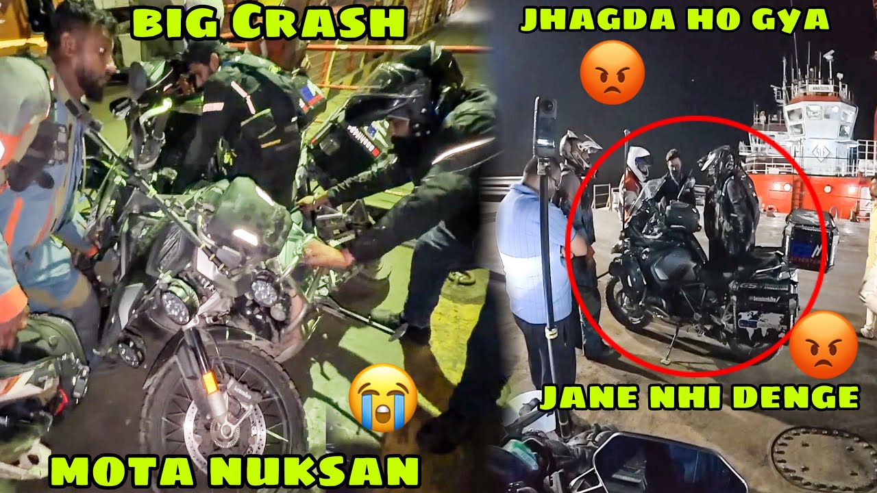 Cruise mai apni 2 Superbikes ka CRASH😭 Light tuti, handle gya or bhot nuksan😰 phr Unse tagda jhadga😡