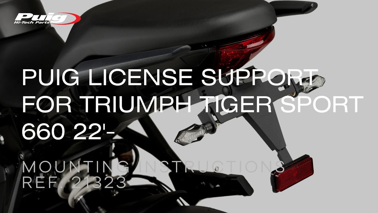 21323N - LICENSE SUPPORT FOR TRIUMPH TIGER SPORT 660 22'-