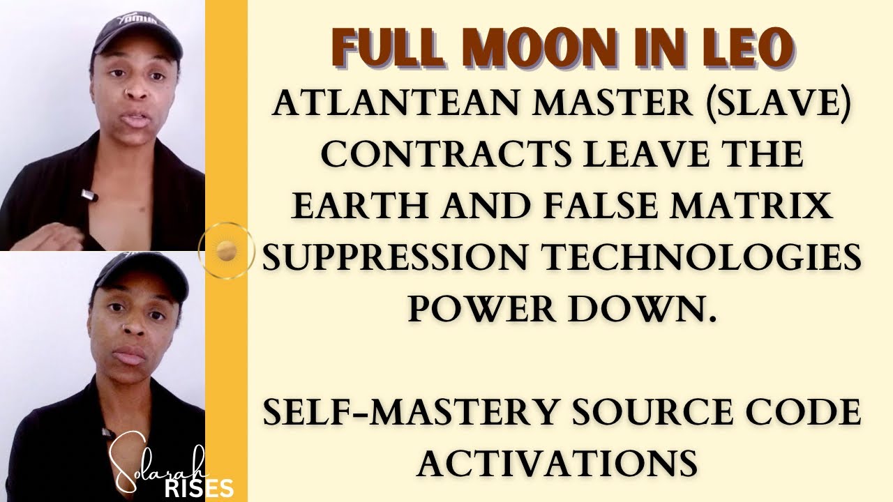 ♌️FULL MOON: FALSE MATRIX SUPPRESSION TECHNOLOGIES POWER DOWN | ORIGINAL MASTER AGREEMENTS UNEARTHED