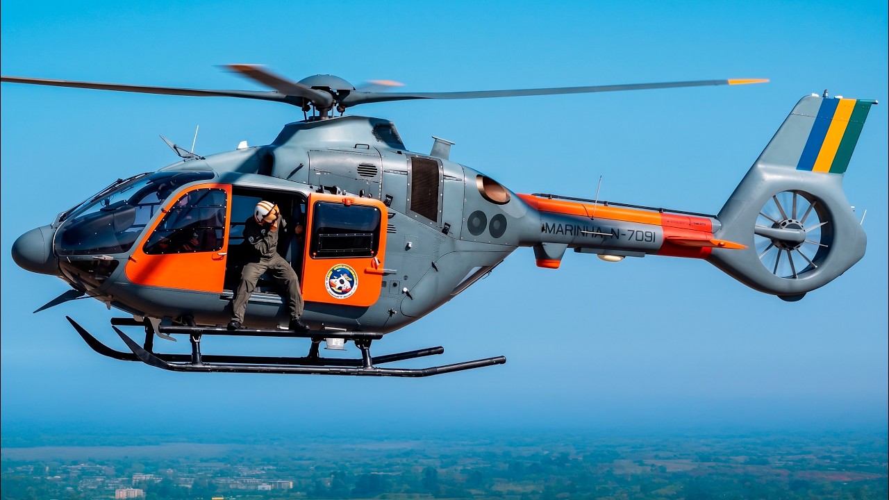 Naval Aviation Power! Brazilian Navy Helicopters Takeoff at Bras&iacute;lia Air Show