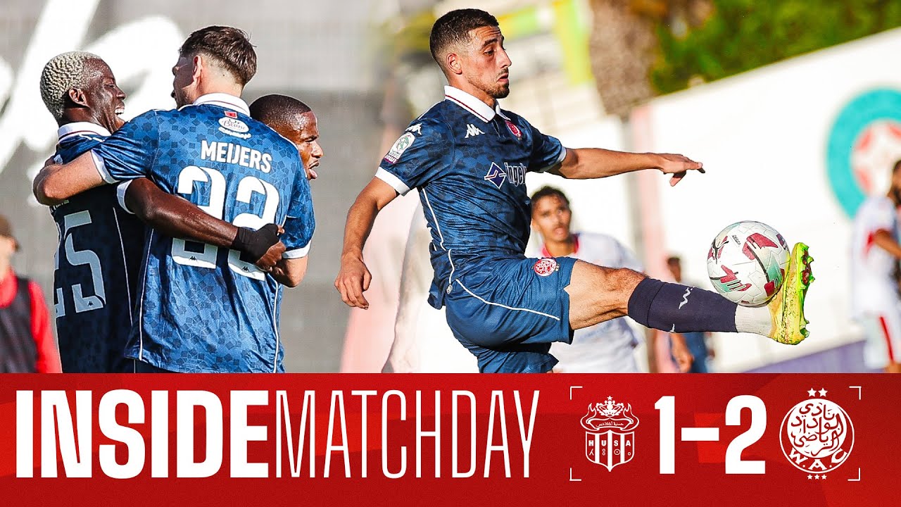 Inside the Match | Husa 1- 2 Wydad Ac &ndash; Away Victory & Top Spot Secured 🔥⚽
