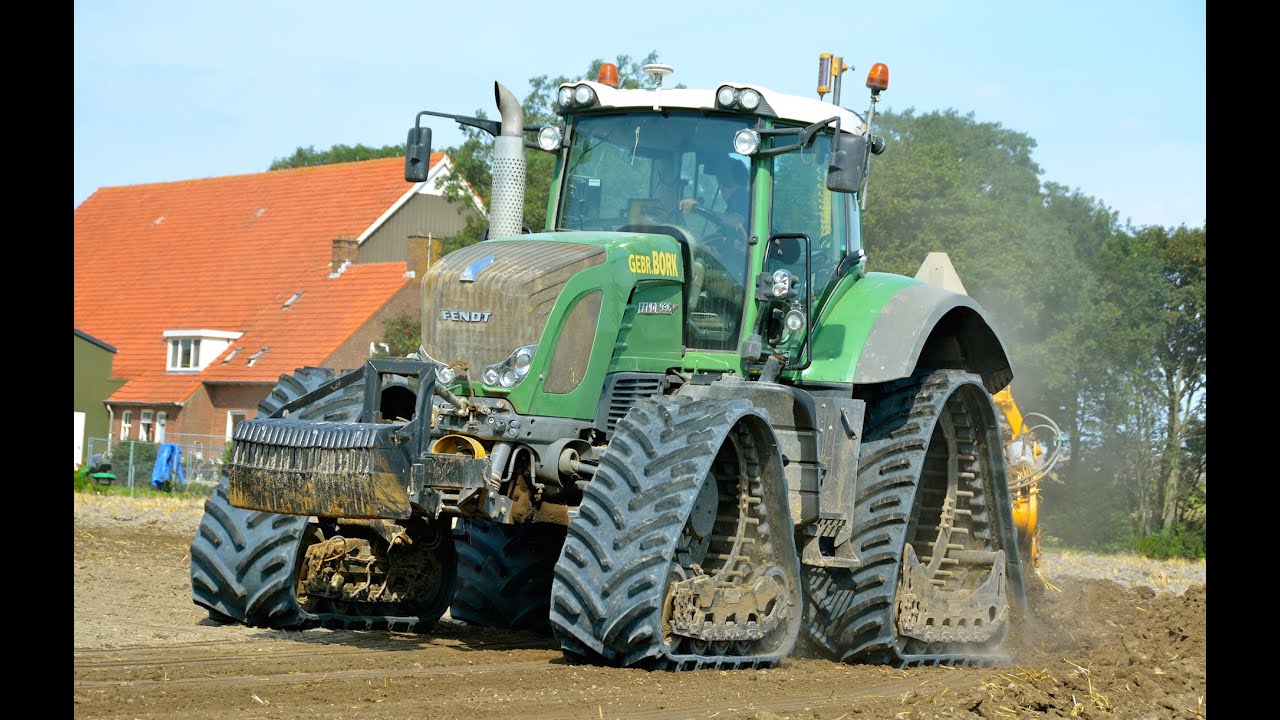Field leveling | CASE IH STX 375 Quadtrac | 2x FENDT 936 Vario | BOS Dozer | GebrBork