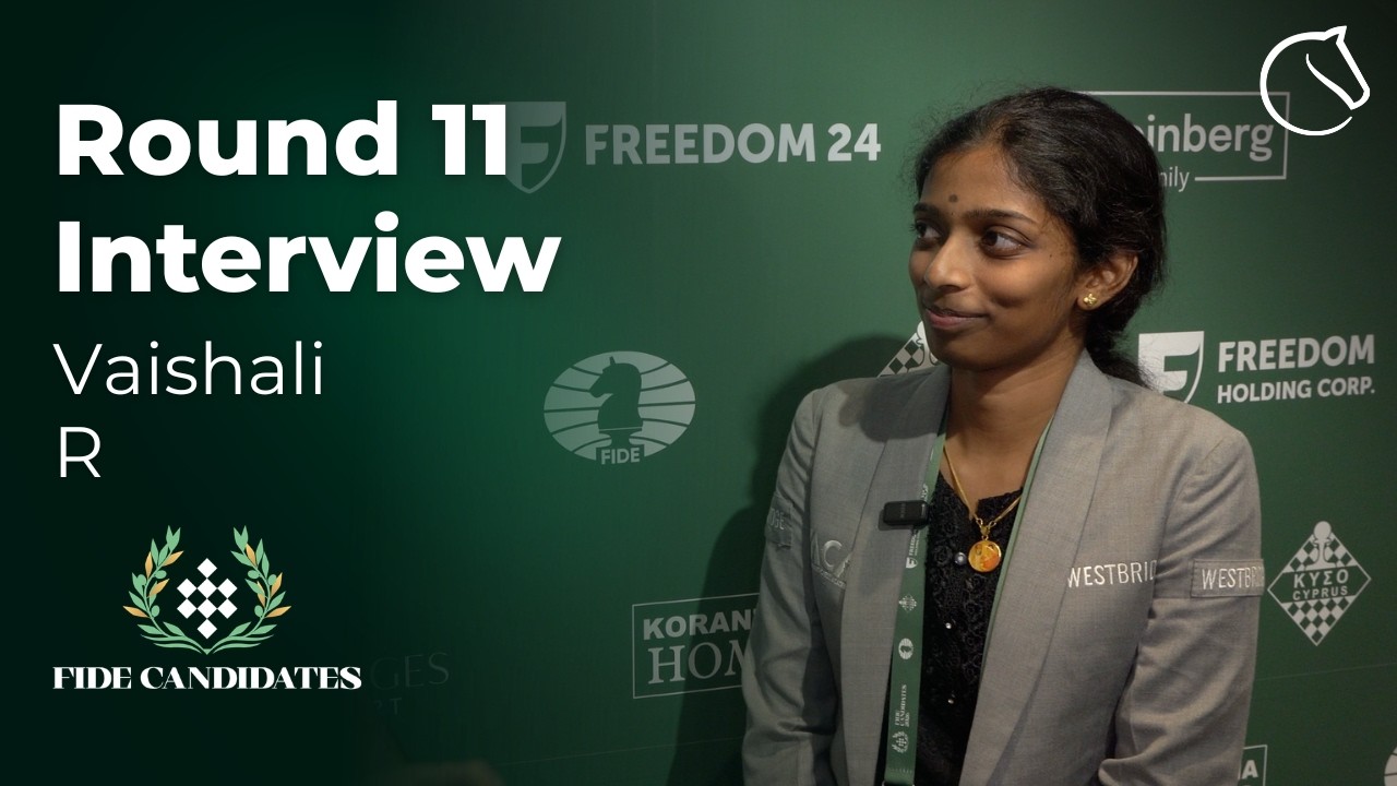 黒番で決定的な勝利を収めるか？ | ヴァイシャリ・R | 2026年候補者