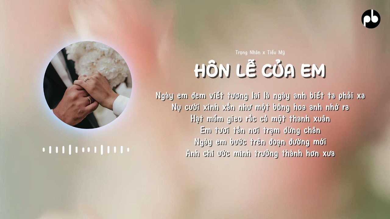 Hôn Lễ Của Em | COVER - Trọng Nhân x Tiểu Mỹ (Lyrics Video)