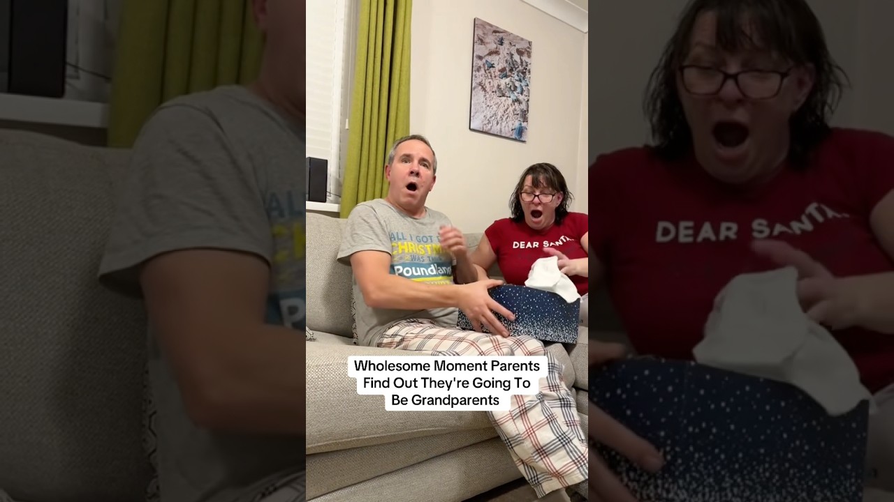 Wholesome Moment Parents Find Out They're Going To Be Grandparents 🥹