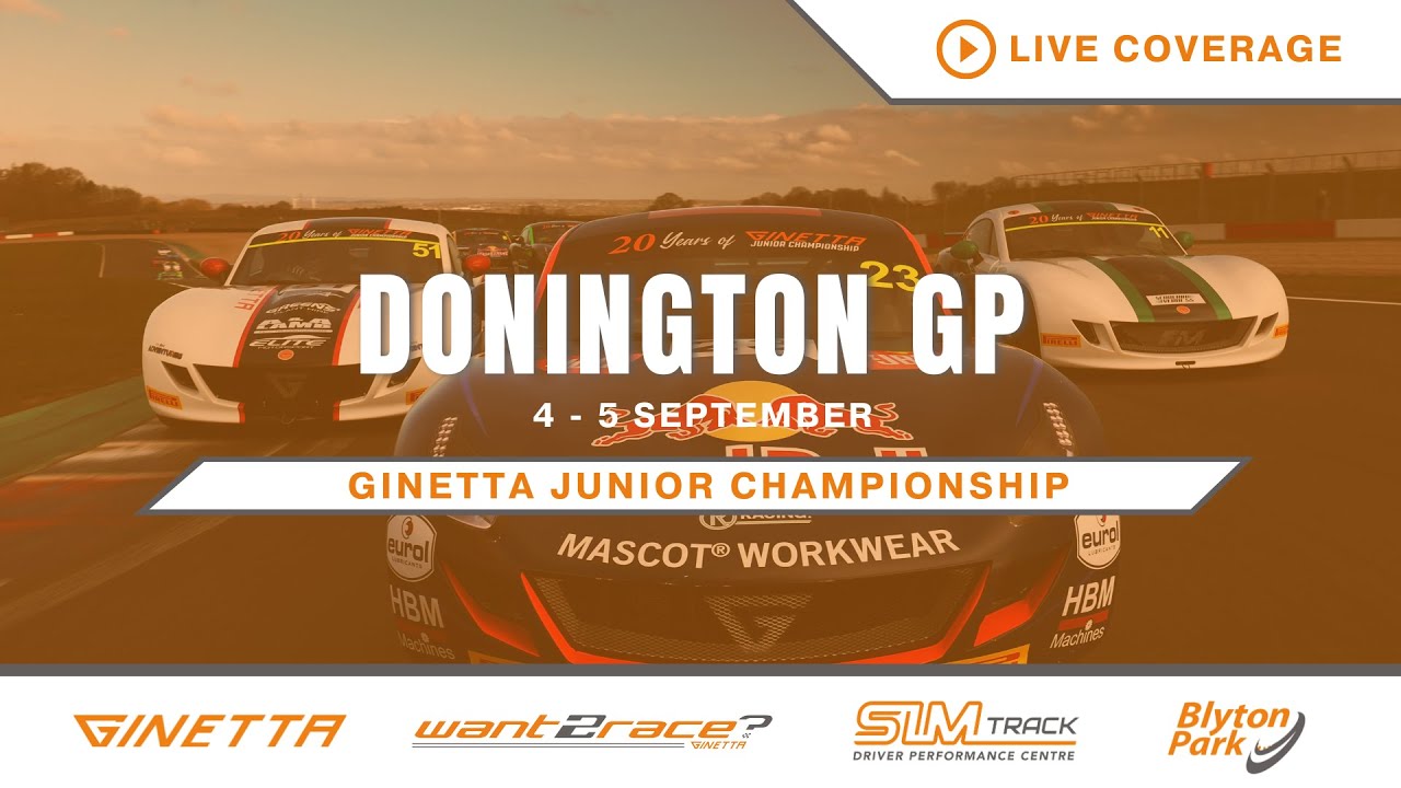 2025 Ginetta Junior Championship | Donington Park GP | Round 22 | LIVE