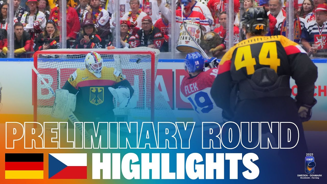 Highlights: GERMANY vs CZECHIA | 2025 #MensWorlds #IIHF