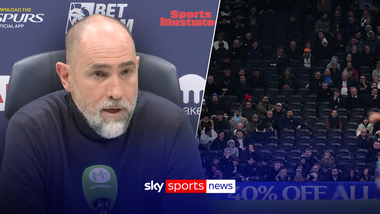 Igor Tudor 'saw something' in his players despite Spurs fans mass exodus