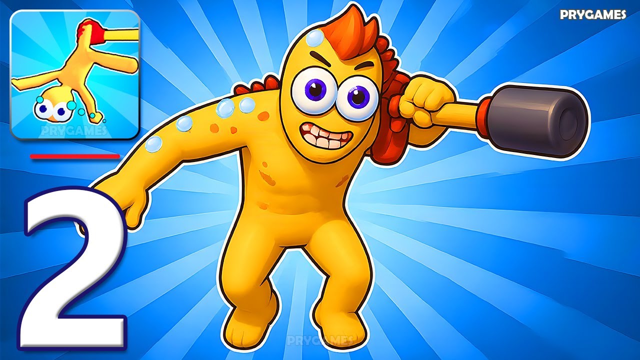 Grab Throw: Hit Annoying Guys - Gameplay Walkthrough Part 2 - Grab Ragdoll Break (Android, iOS)