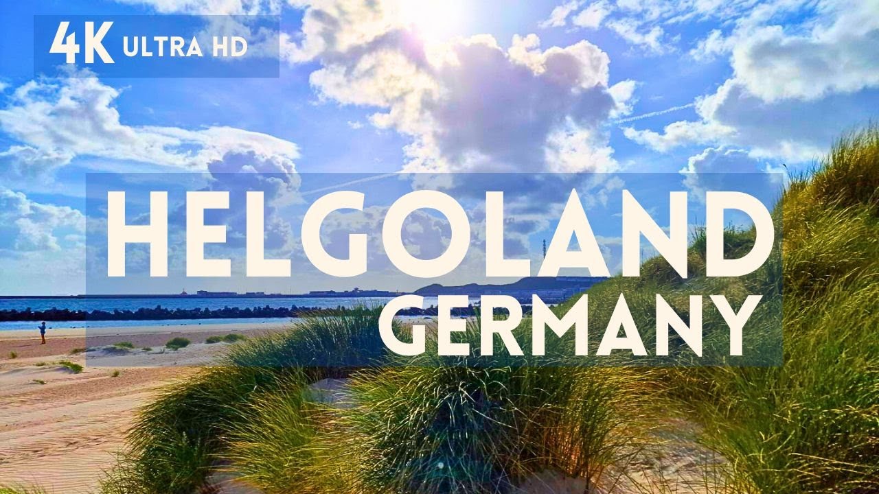 Helgoland Island 4K | Windy Summer Paradise in Germany, Heligoland, travel, relaxing music