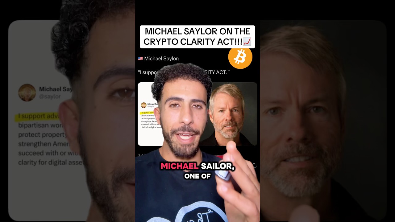МАЙКЛ СЭЙЛОР О ЗАКОНЕ О ЯСНОСТИ КРИПТОВАЛЮТ!!!📈 #биткоин #btc #крипта #криптовалюта