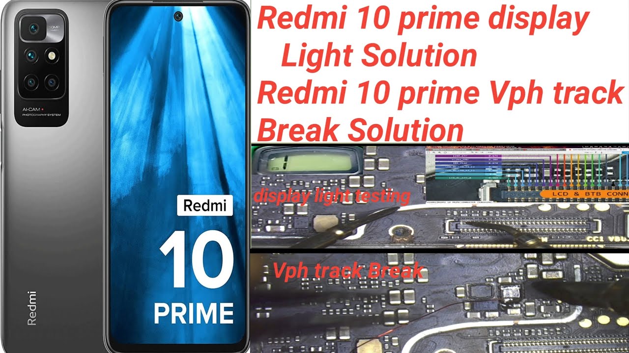 Redmi 10 Prime Lcd light Solution | Mi 10 prime Backlight Solution | Redmi 10 prime Light ways
