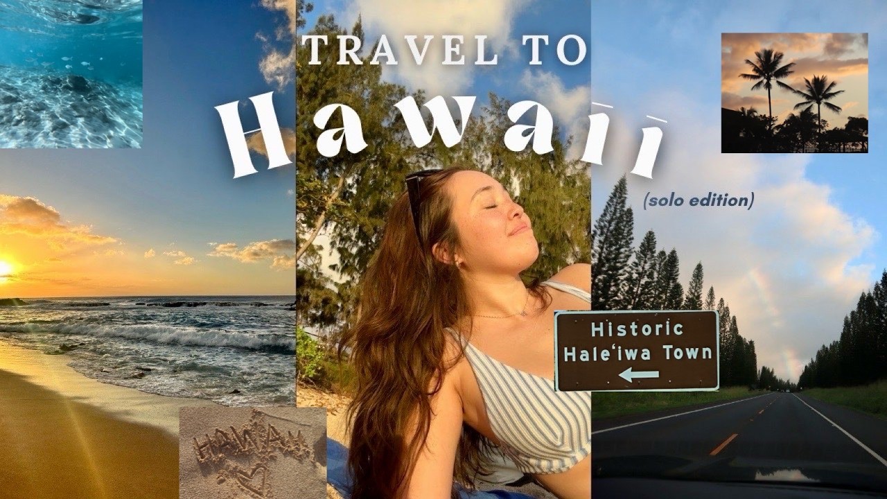 SOLO TRAVEL TO HAWAII | exploring Oahu, snorkeling along the north shore, first time traveling alone
