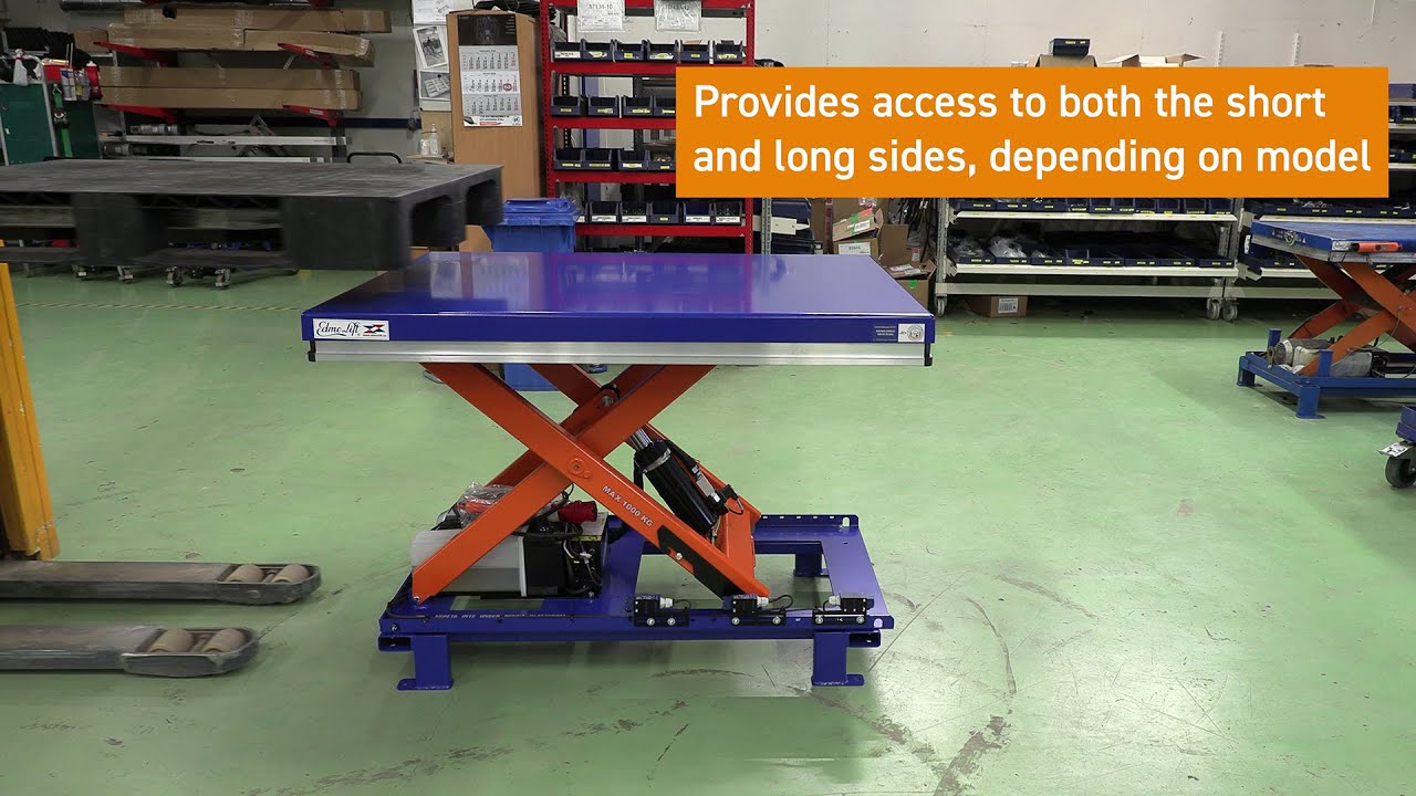 How to use truck handling chassis - EdmoLift lift table accessory