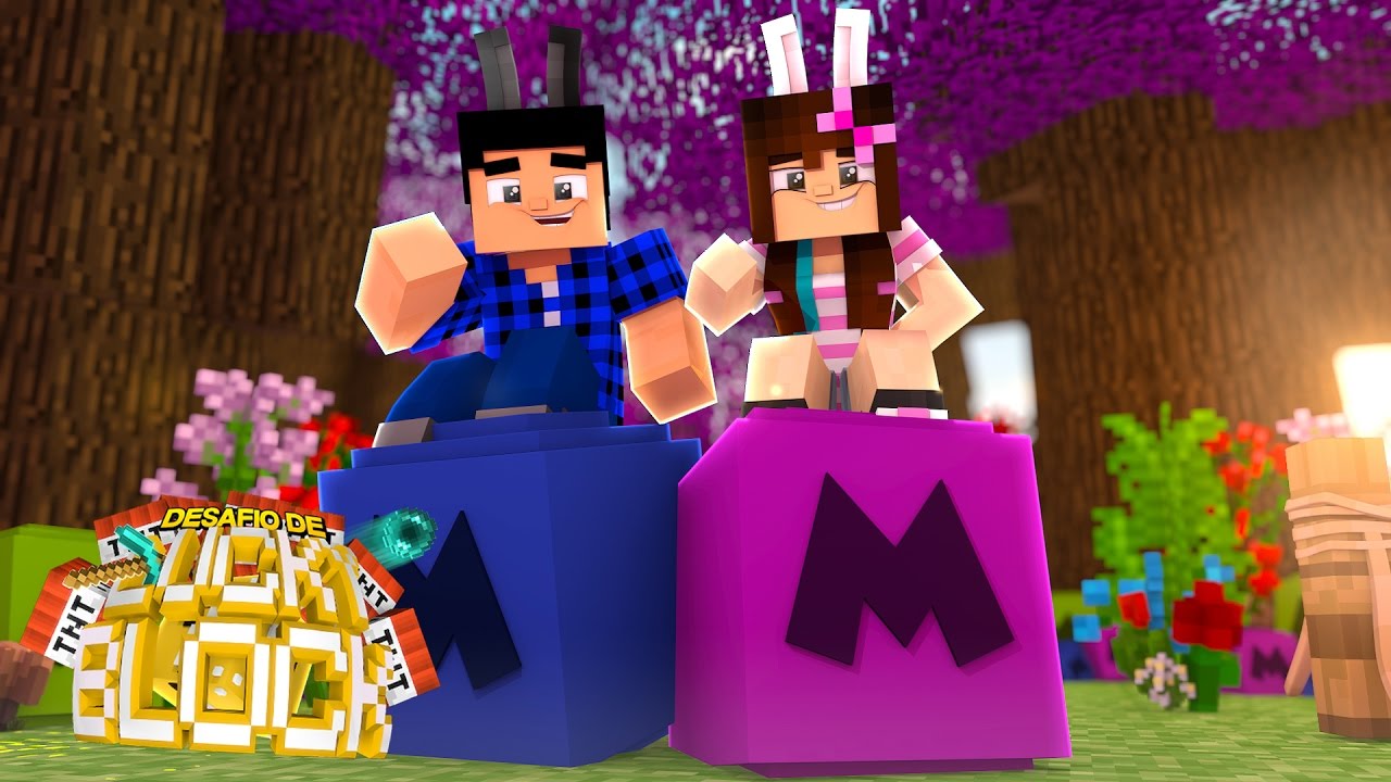 DESAFIO DO CHIQUINHO E DA CHIQUINHA! 🐰 - Desafio de Lucky Block