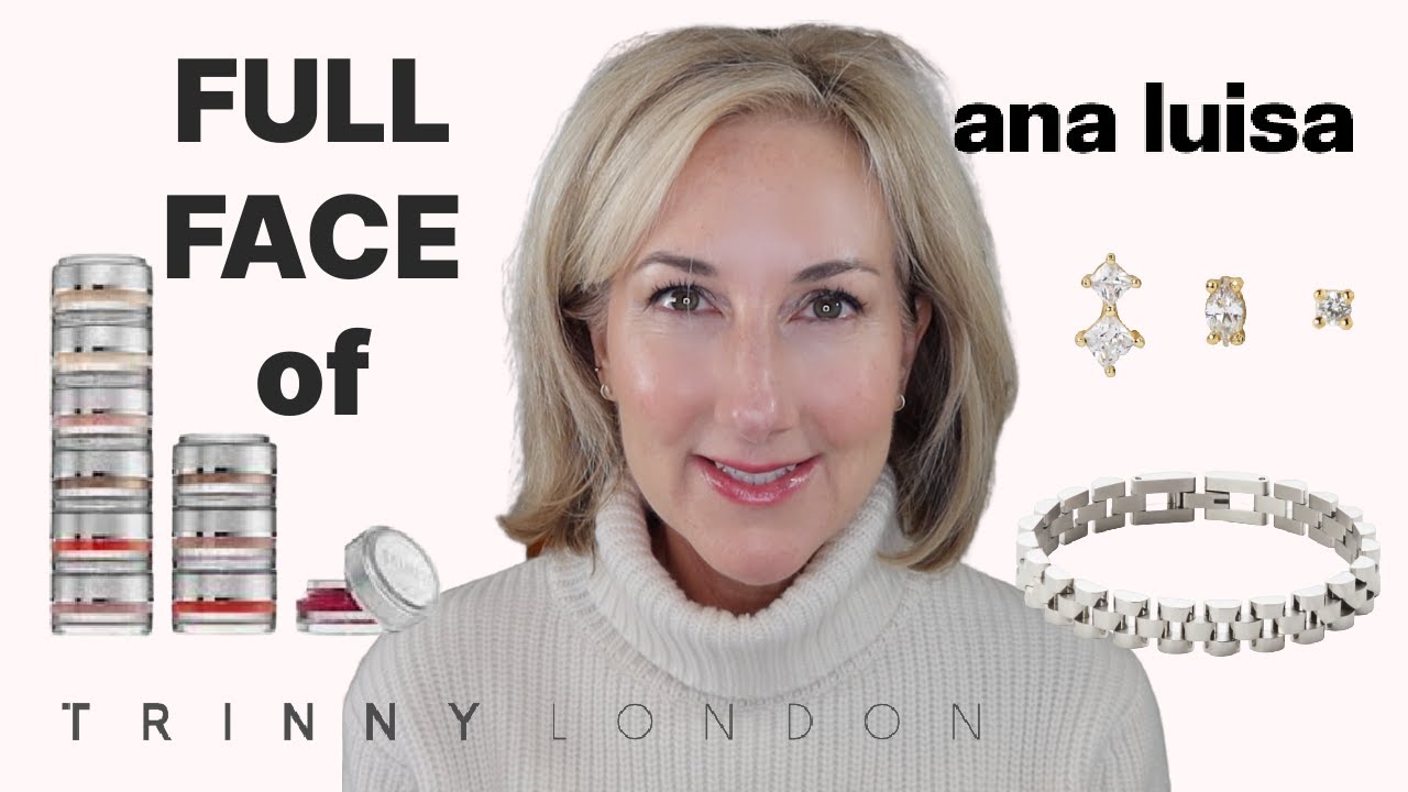 FULL FACE of TRINNY LONDON MAKEUP | PLUS New! ANA LUISA JEWELRY