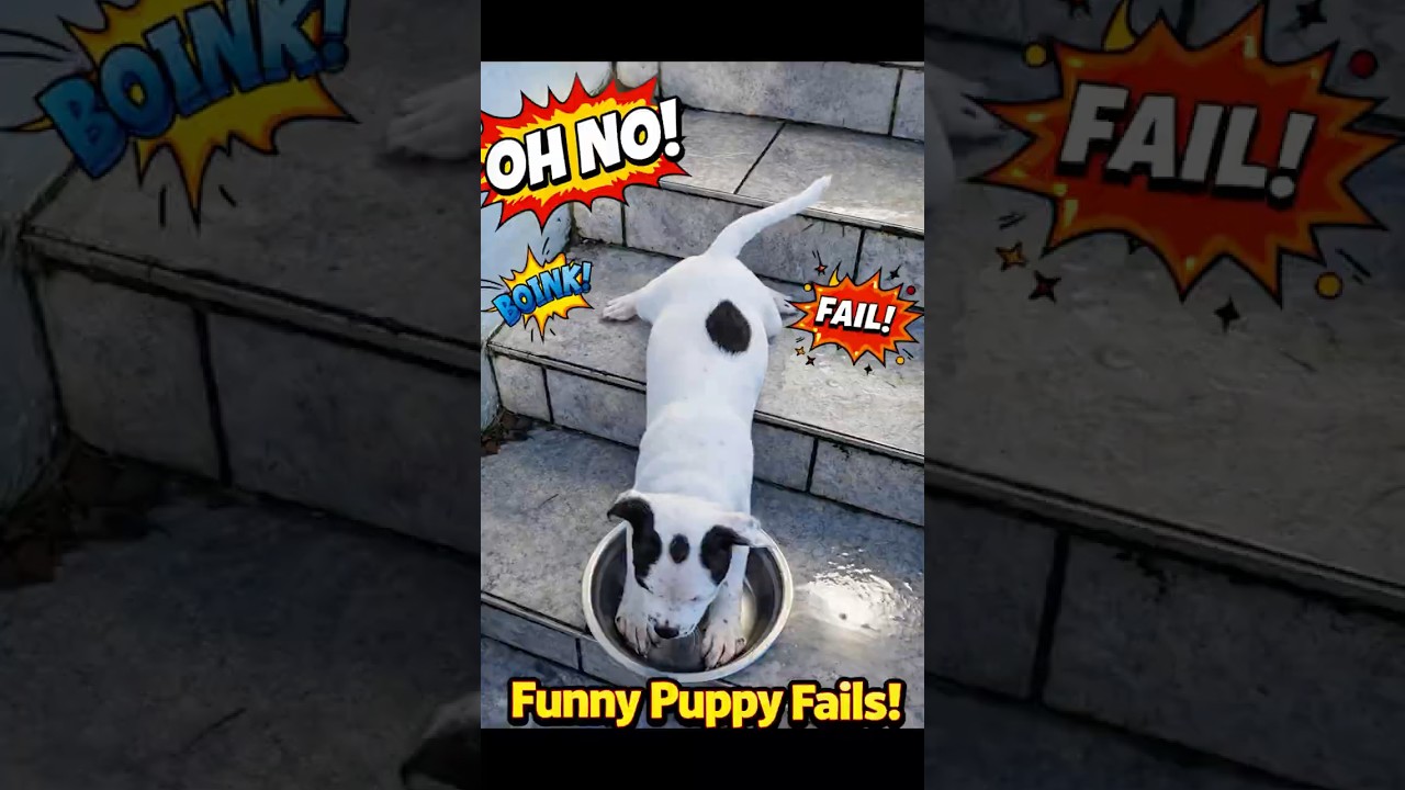 This Puppy’s FAIL Gets Worse at the End 😂🐶 