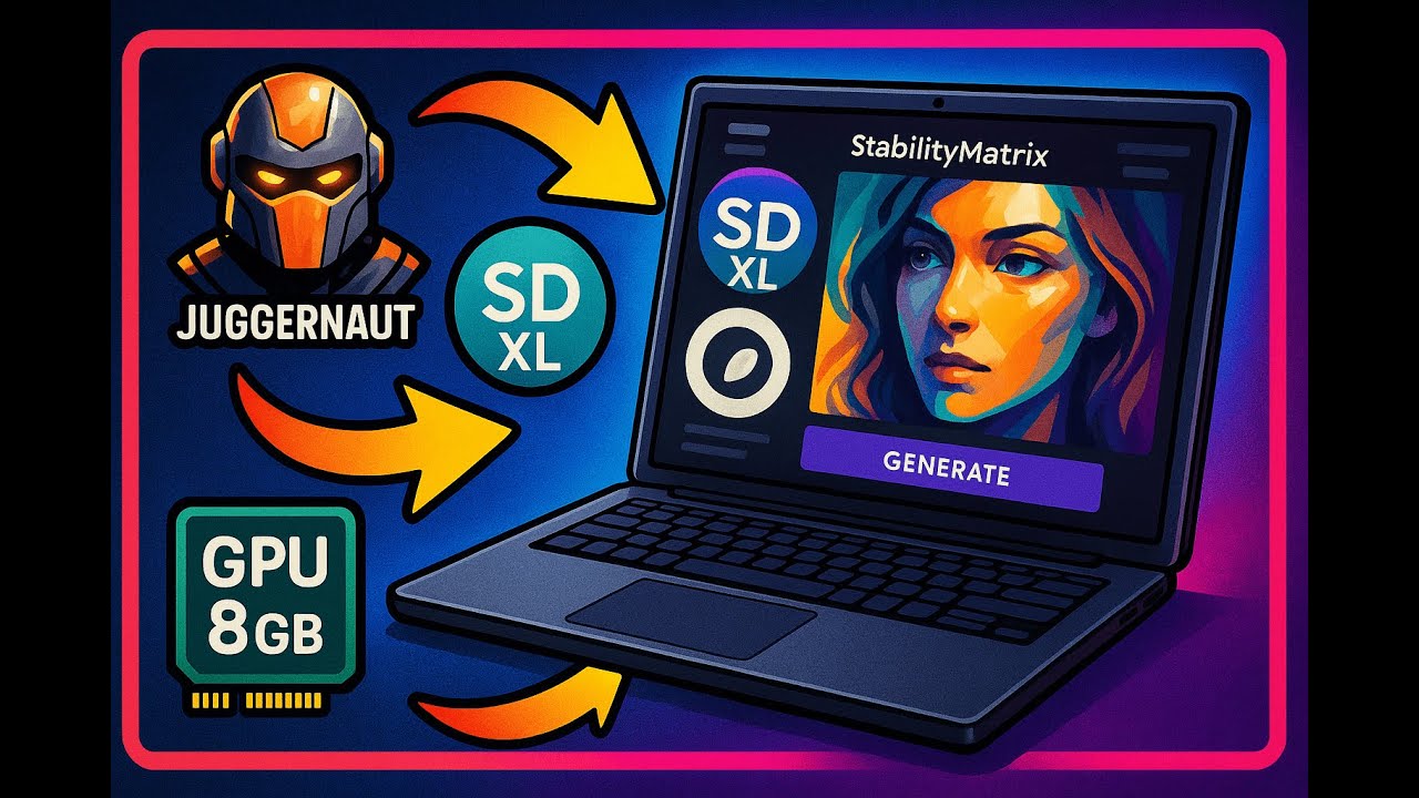 Cómo instalar StabilityMatrix (Stable Diffusion) en GPUs 8GB ✅