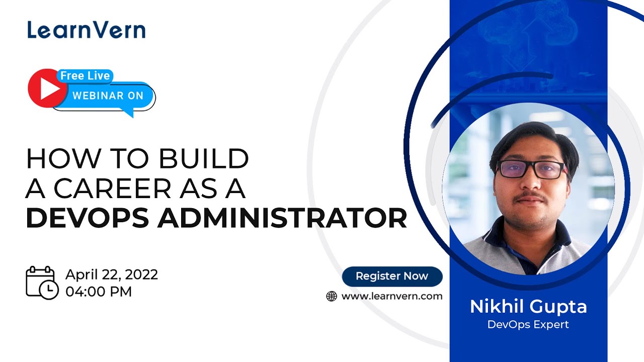 Webinar on How to build a Career as a DevOps Administrator
