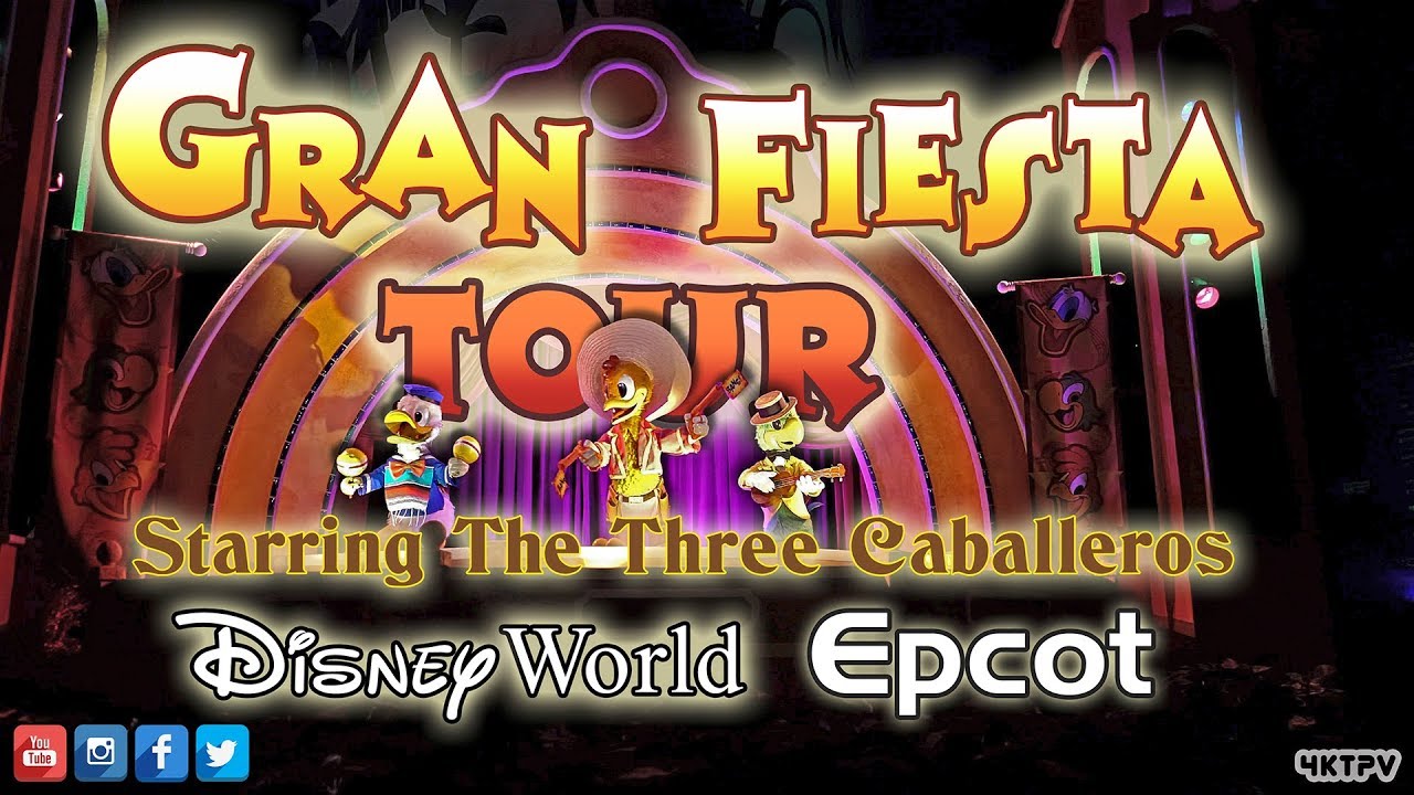 Epcot, Disney World - Gran Fiesta Tour Starring the Three Caballeros - POV complete ride