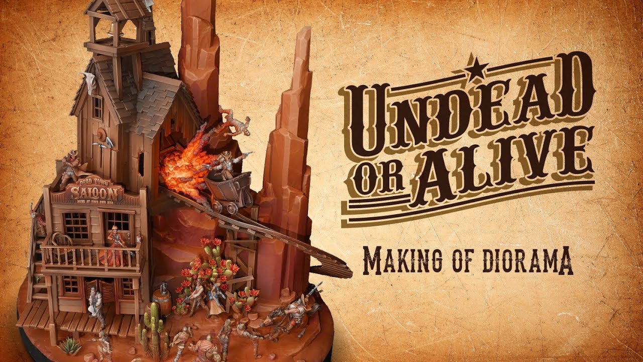 Diorama Zombicide Undead or Alive Making of FR