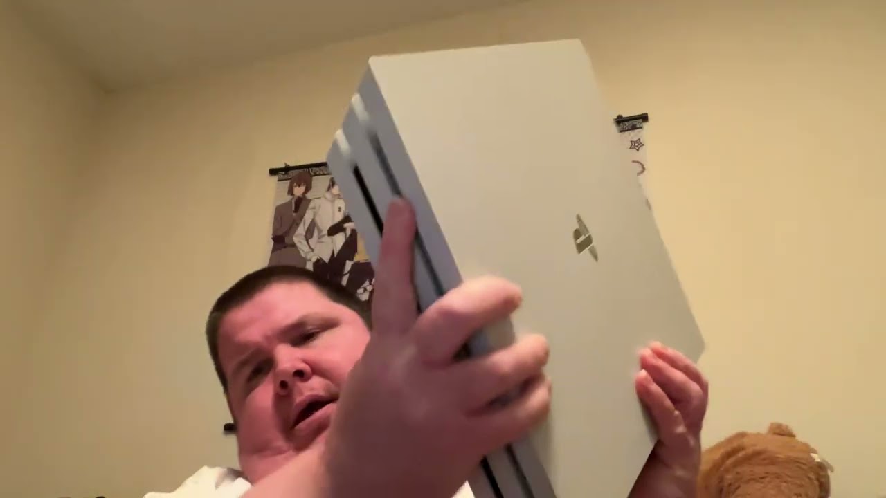 Used white ps4 pro unboxing