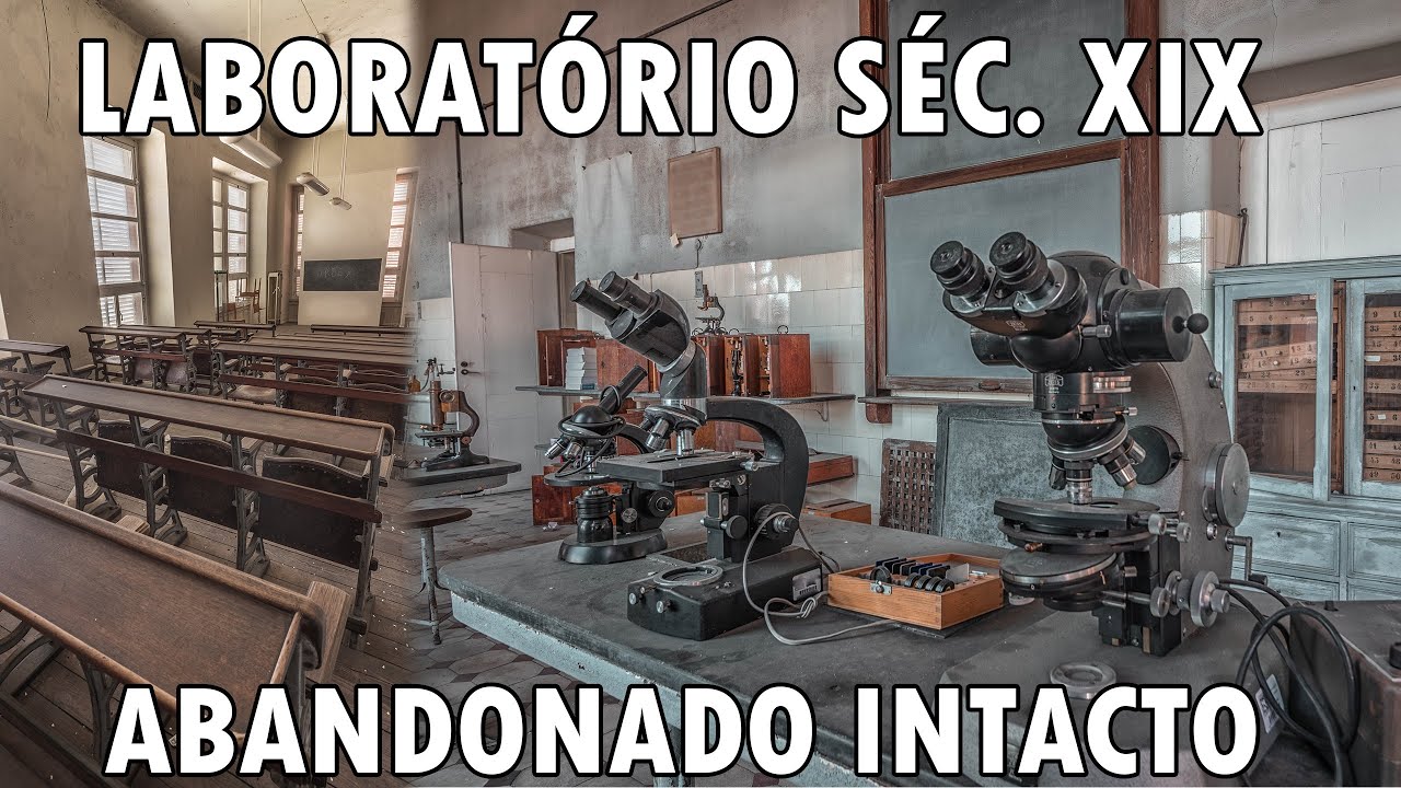ANTIGO LABORATÓRIO ABANDONADO INTACTO DO SÉCULO XIX - URBEX