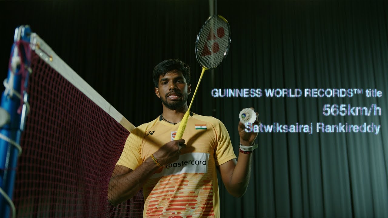 Badminton Smash GUINNESS WORLD RECORD | Satwiksairaj Rankireddy