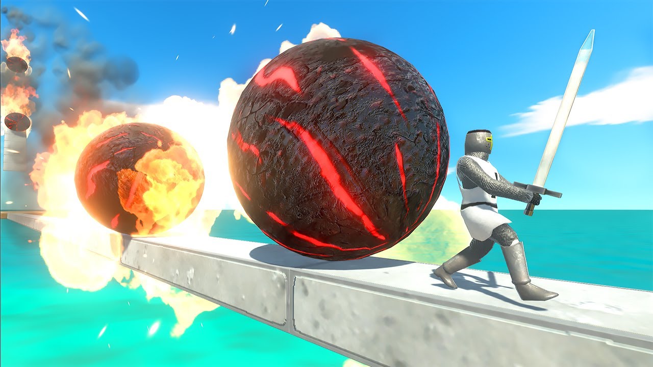 Fire Ball Follows You! - Animal Revolt Battle Simulator