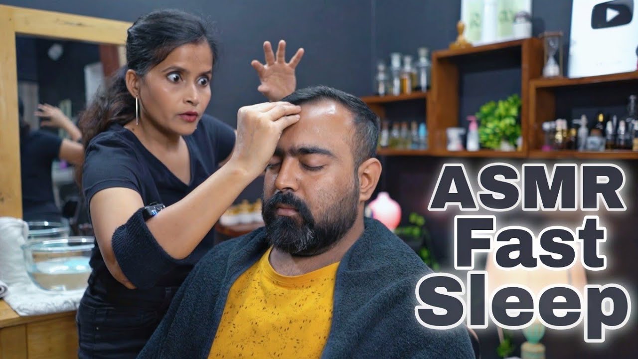 ASMR SLEEP THERAPY |Sleep Fast With ASMR Head Massage [Cosmic LADY]