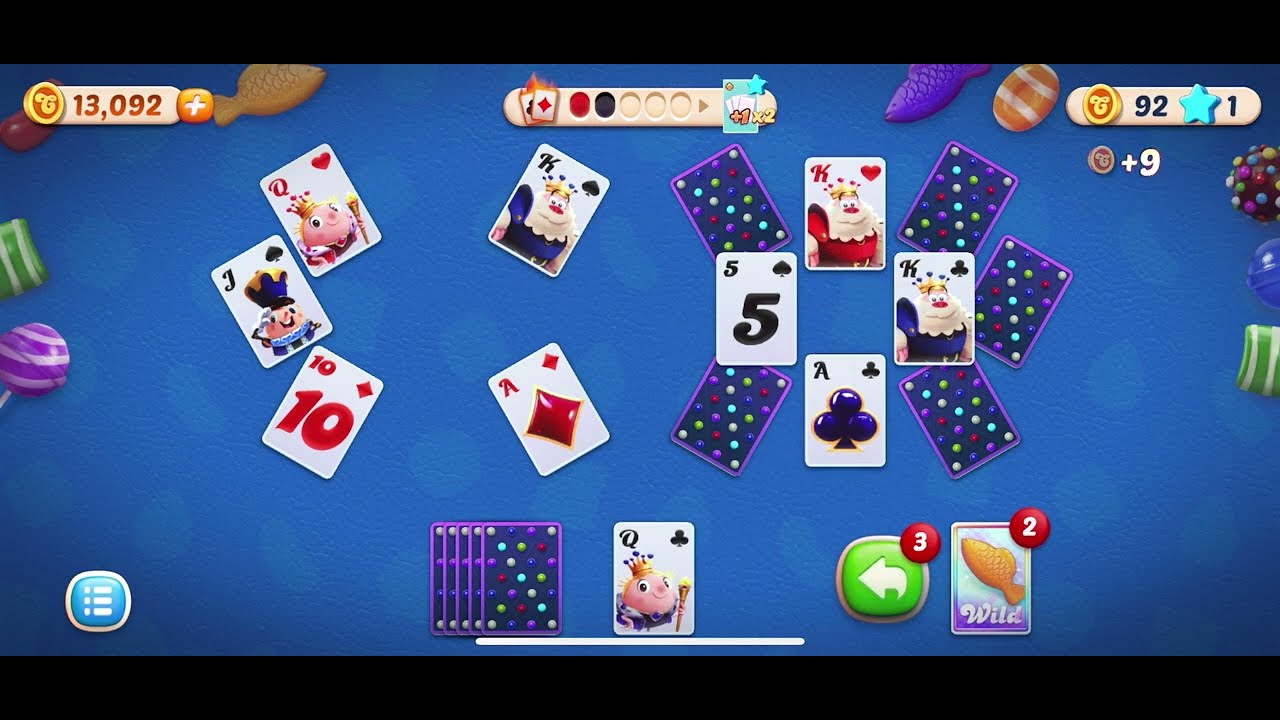 Candy Crush Solitaire Levels 1-20 Gameplay