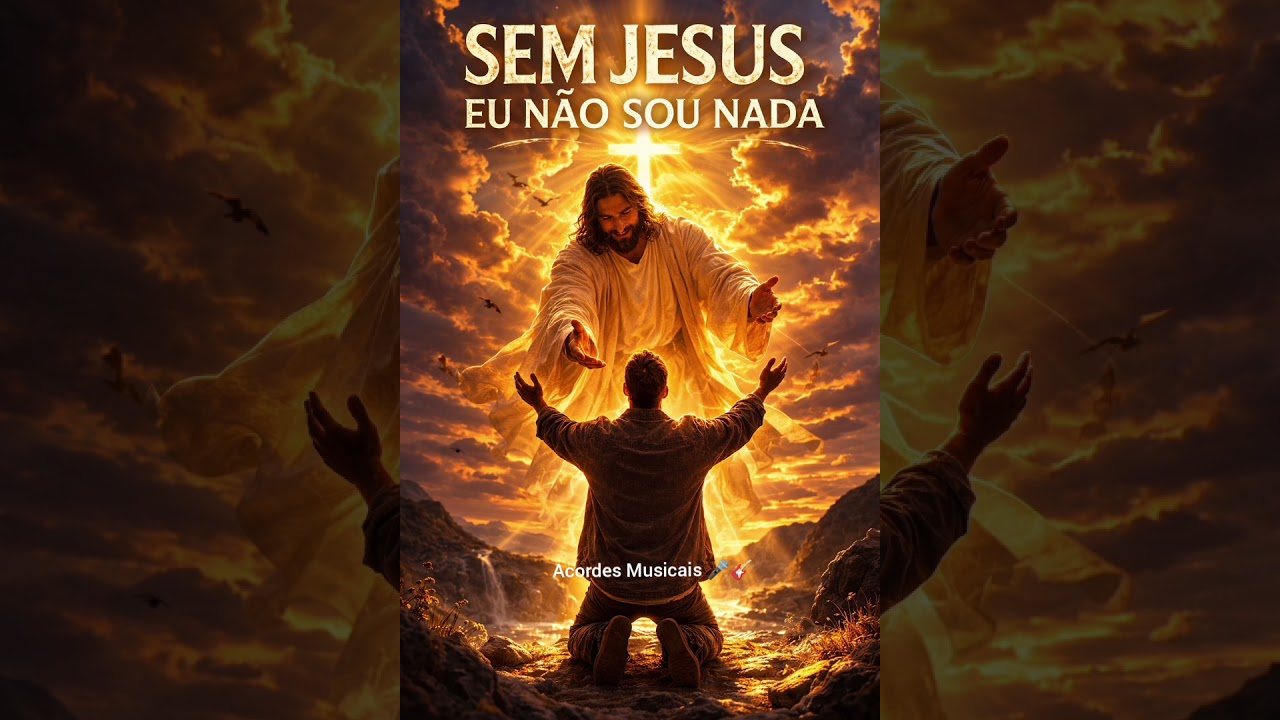 SEM JESUS EU NÃO SOU NADA (Acordes Musicais 🎤) #jesus #musica #music #deuséfiel #deuscuidademim #fé 