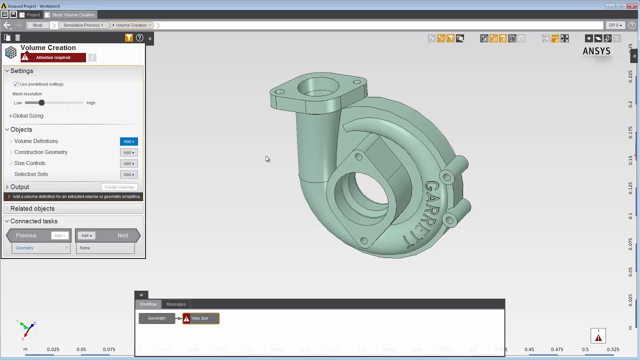 Ansys Aim Tutorial // Capping Surfaces