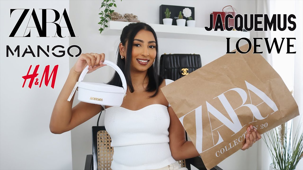 HUGE LUXURY & HIGHSTREET HAUL | Zara, HM, Mango, Jacquemus, Loewe | NOORIE ANA