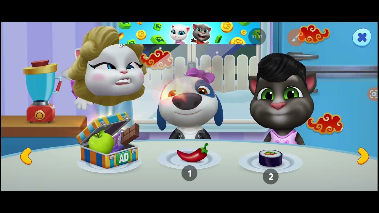 jogando talking tom amigos (ft@sofia_nunes 