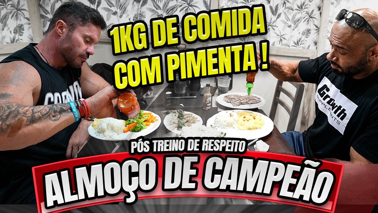 BALESTRIN E CARIANI - 1KG DE COMIDA - ALMOÇO DE PÓS TREINO