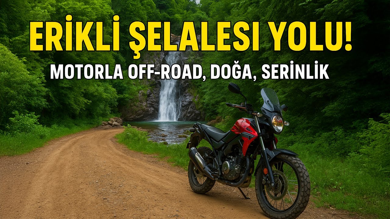 Motorla Erikli Şelalesi’ne Yolculuk! Çınarcık’tan Doğaya Kaçış 🌲🏍️