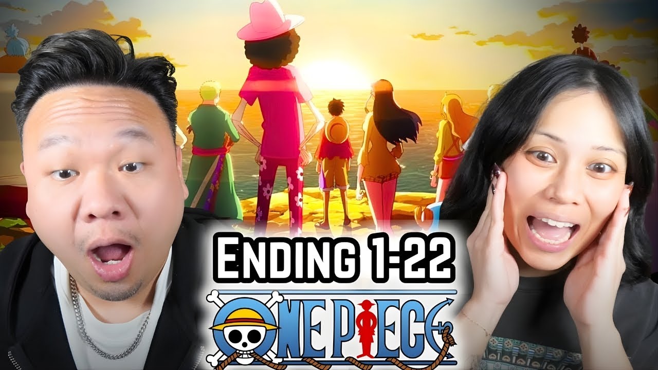 ONE PIECE NOOBS FIRST TIME REACTING TO ALL ONE PIECE ENDINGS 1-22 (MIND BLOWN)