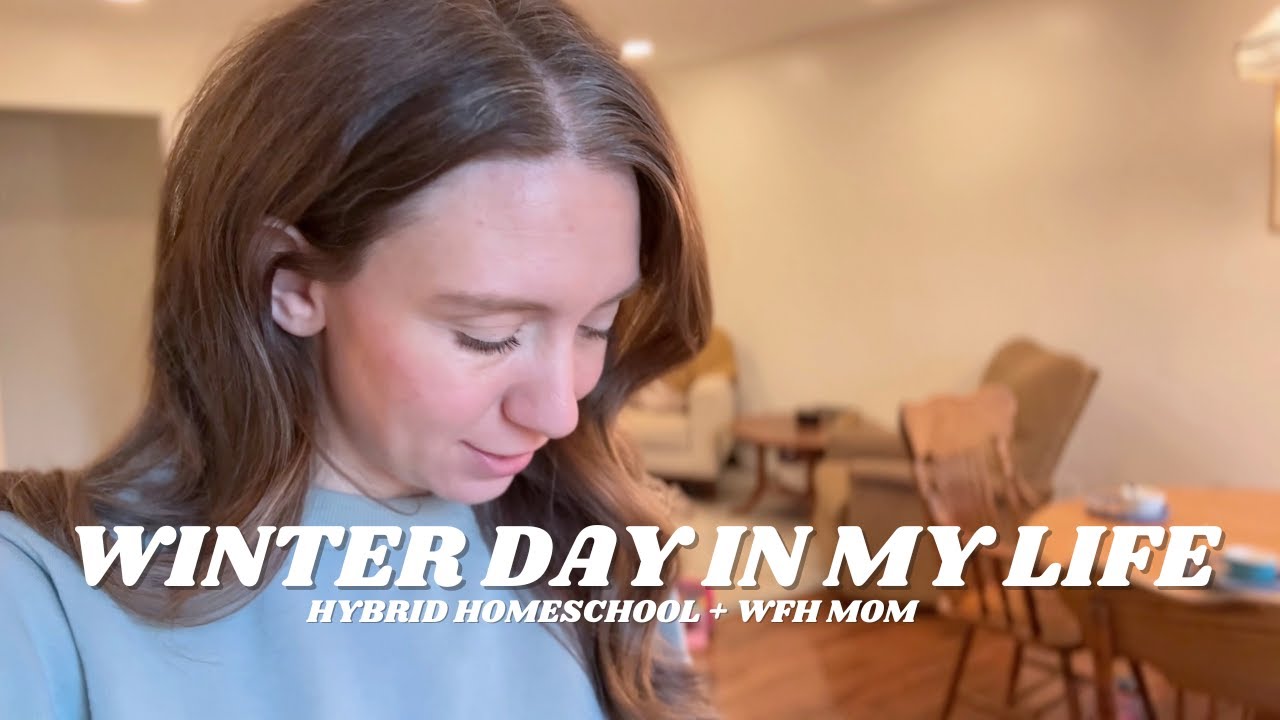 Very Typical Winter Day in the Life of a Mom | School Drop-Off, WFH, Decluttering & Dinner